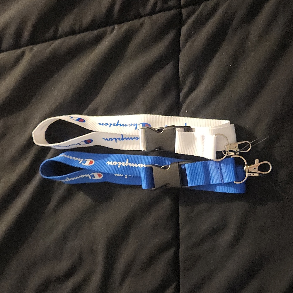 Set of 2 Champion lanyards